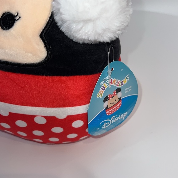 🎄NWT SQUISHMALLOW DISNEY ORIGINAL 8” MINNIE MOUSE CHRISTMAS PLUSH TOY - Picture 9 of 12